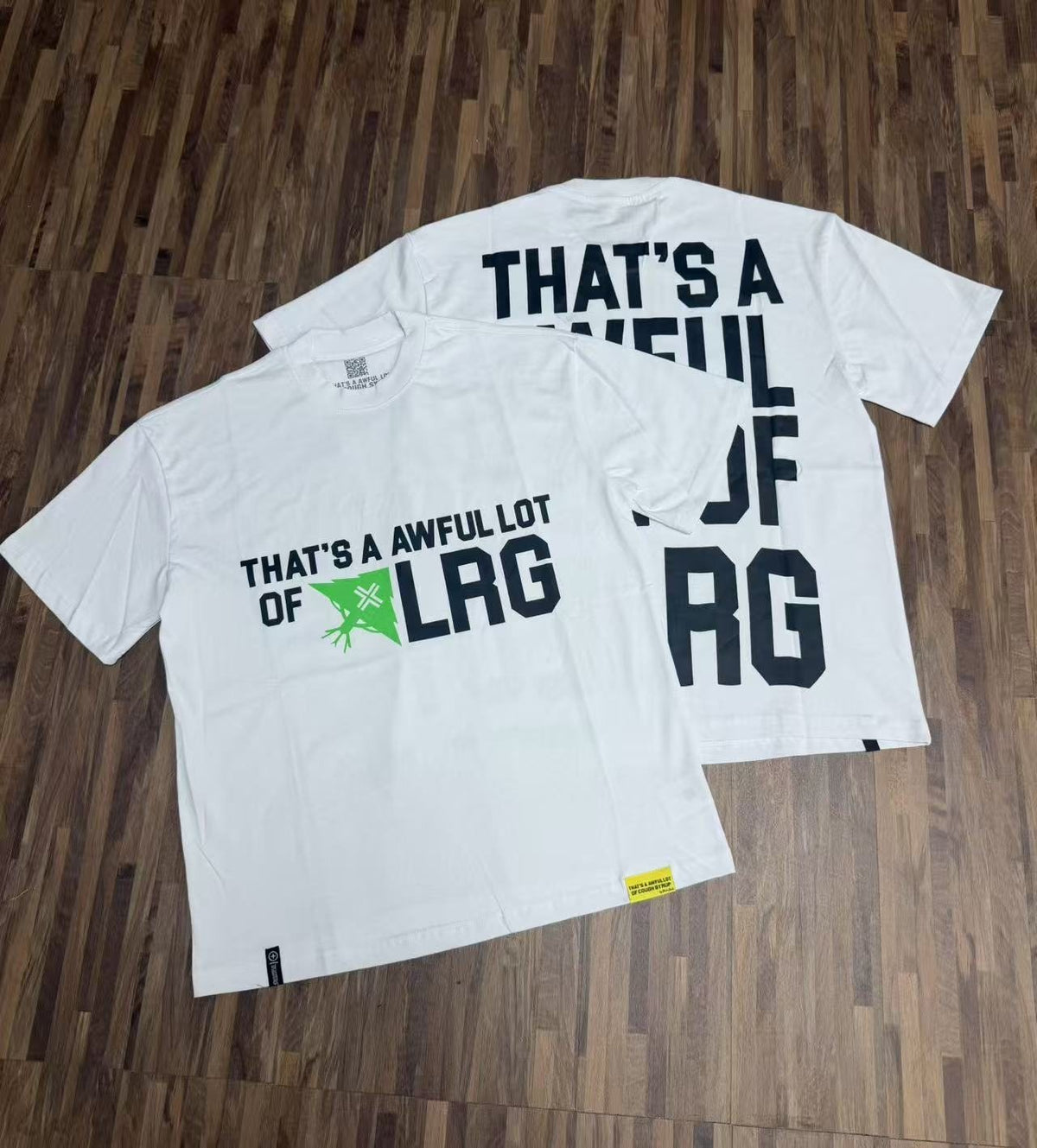 THAT'S A AWFUL LOT OF COUGH SYRUP Front & Back Graphic Short-Sleeve T-Shirt — context