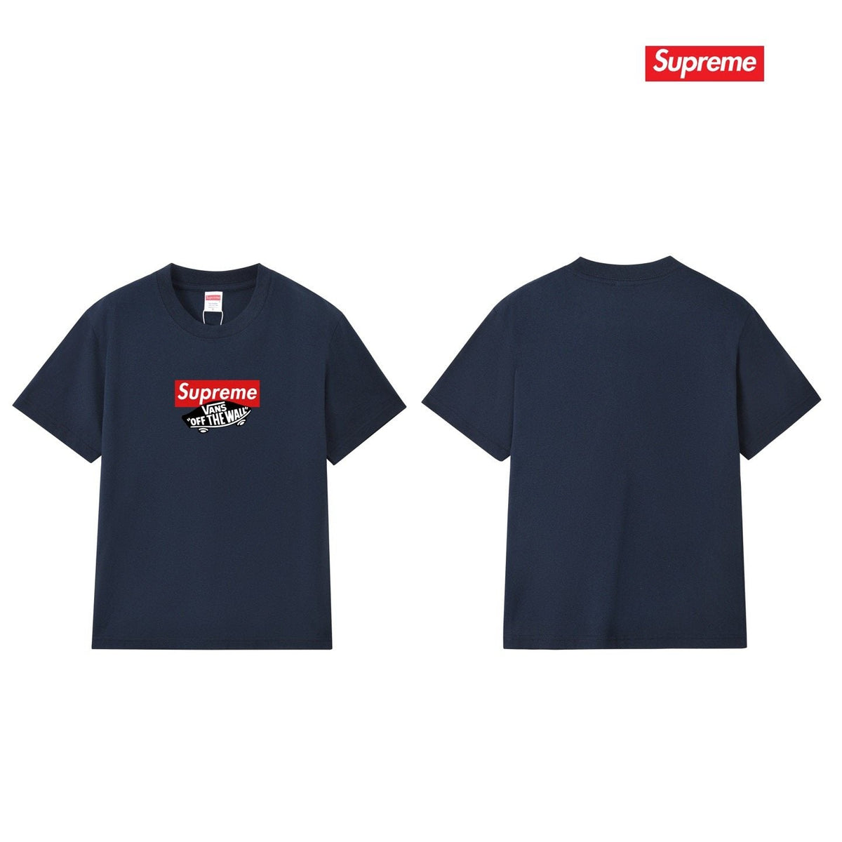 Supreme Vans Off The Wall Graphic T-Shirt — back