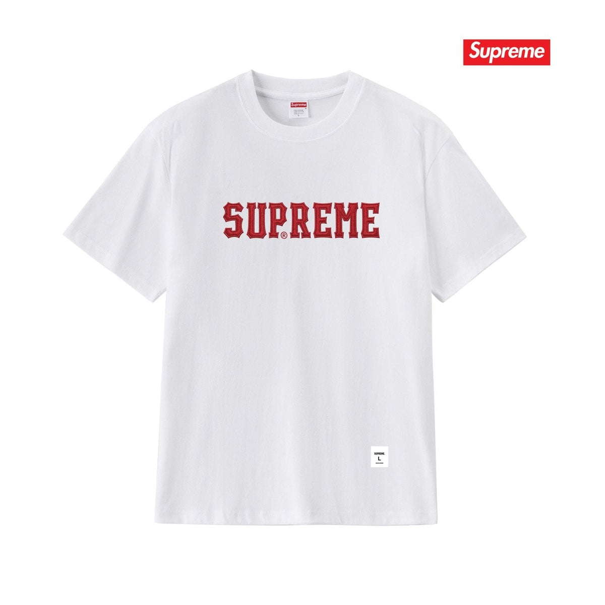 Supreme Front Graphic Short-Sleeve T-Shirt — front