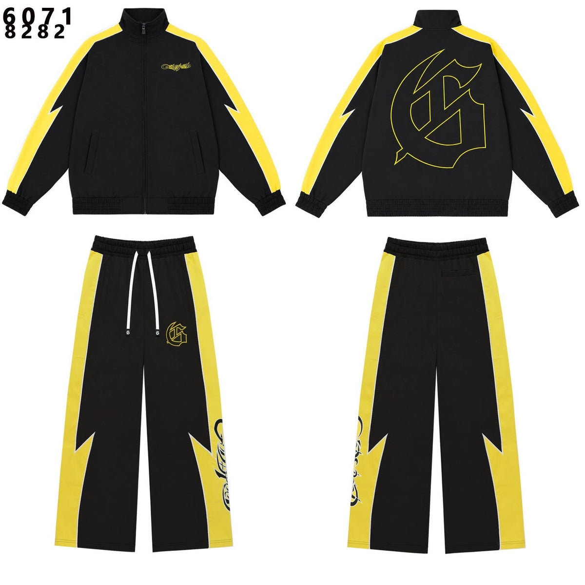 Godspeed Gothic G Contrast Panel Tracksuit Set — front