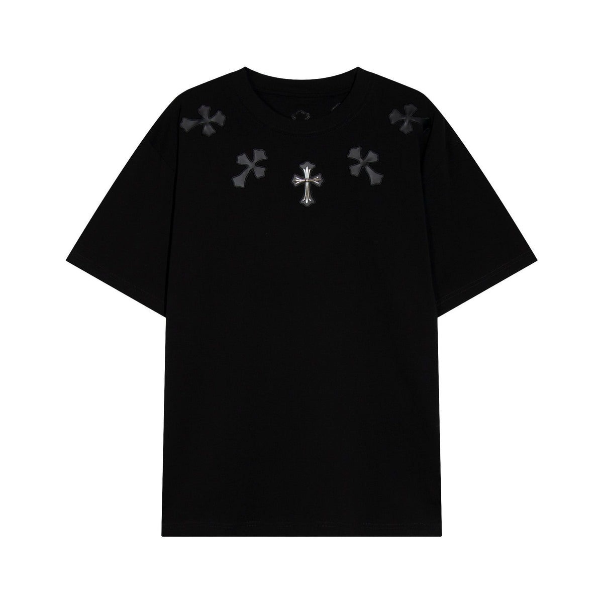 Chrome Hearts Cross Applique Short-Sleeve T-Shirt — front