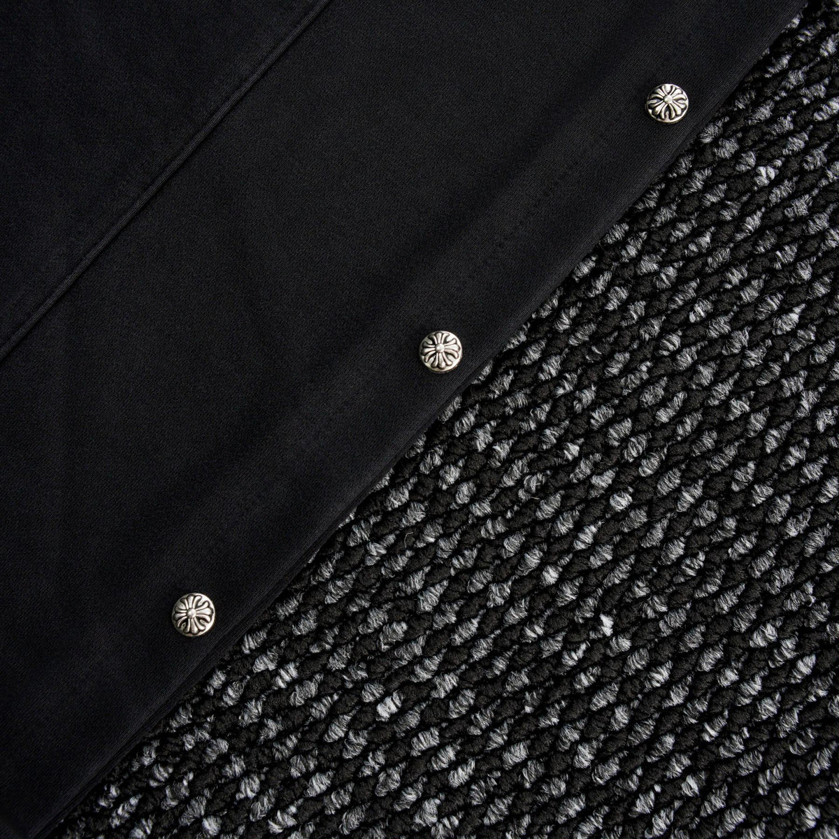 Chrome Hearts Cross Rivet Side-Snap Pants — detail