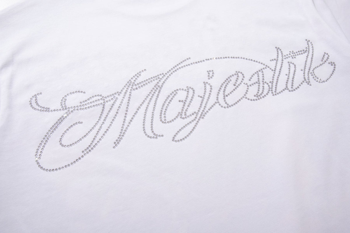 MAJESTIK Skull & Flame Graphic T-Shirt — detail