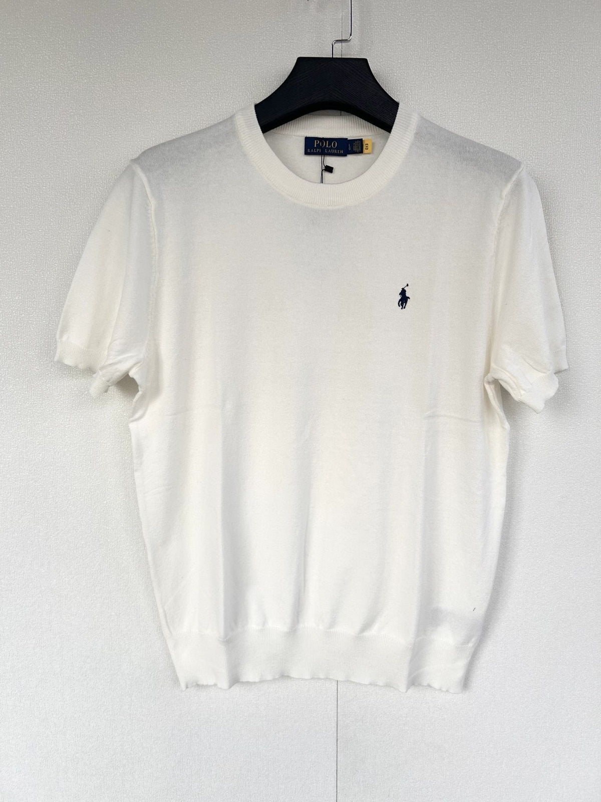 Test2-Ralph Lauren Lightweight Short-Sleeve Knit Top — front